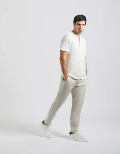 T-shirt collo serafino