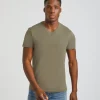 T-shirt con scollo a V