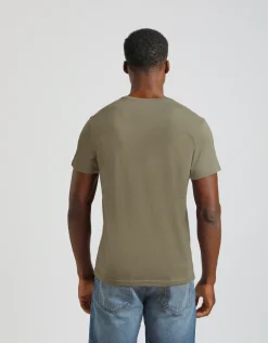 T-shirt con scollo a V