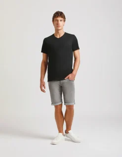 T-shirt con scollo a V