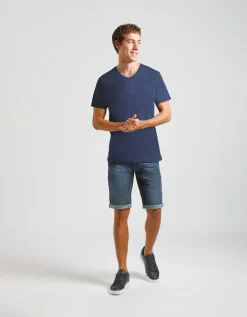 T-shirt con scollo a V