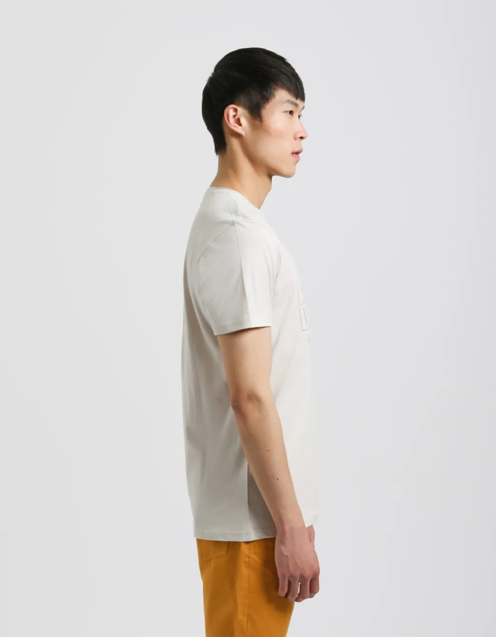 T-shirt con stampa a rilievo