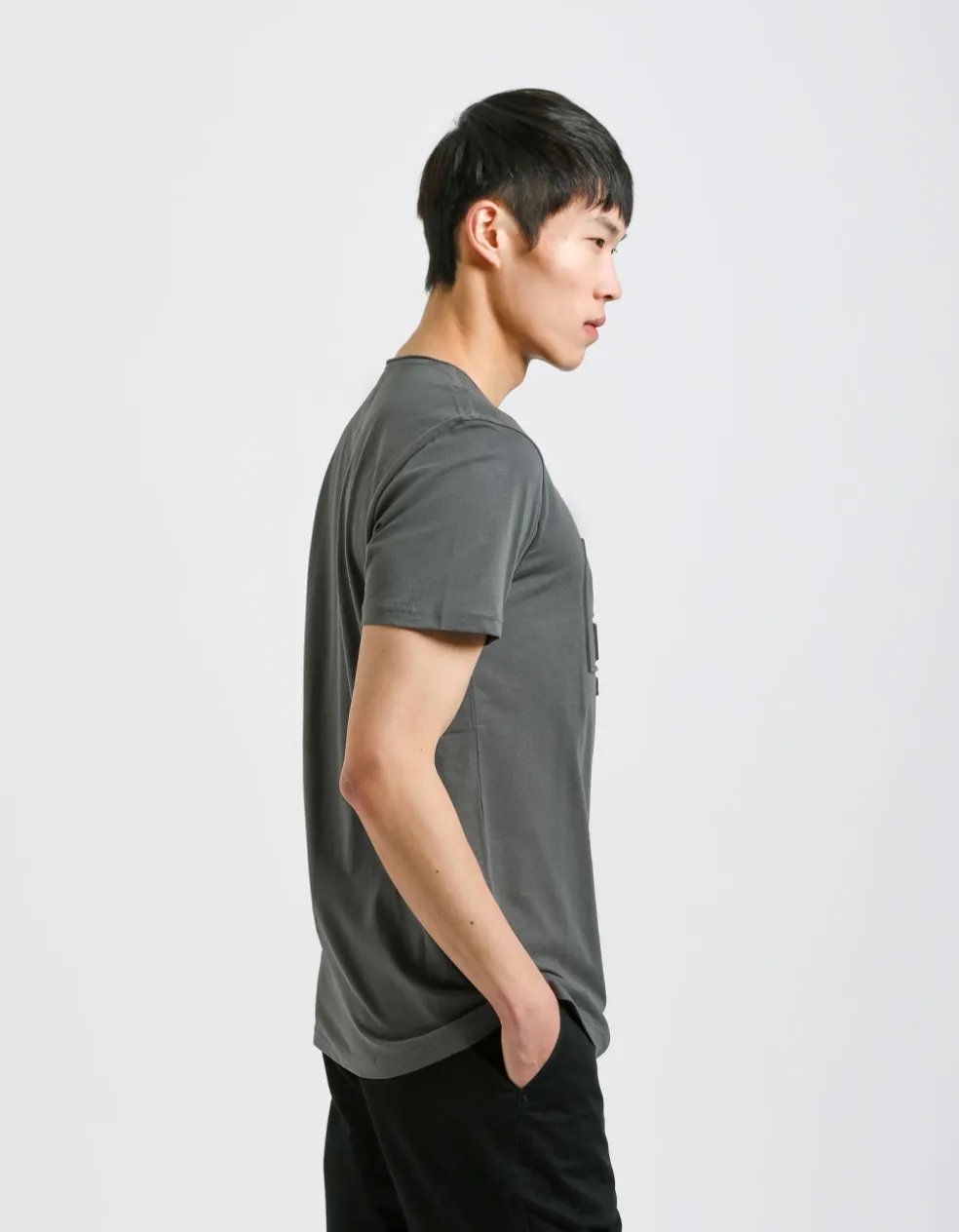 T-shirt con stampa a rilievo