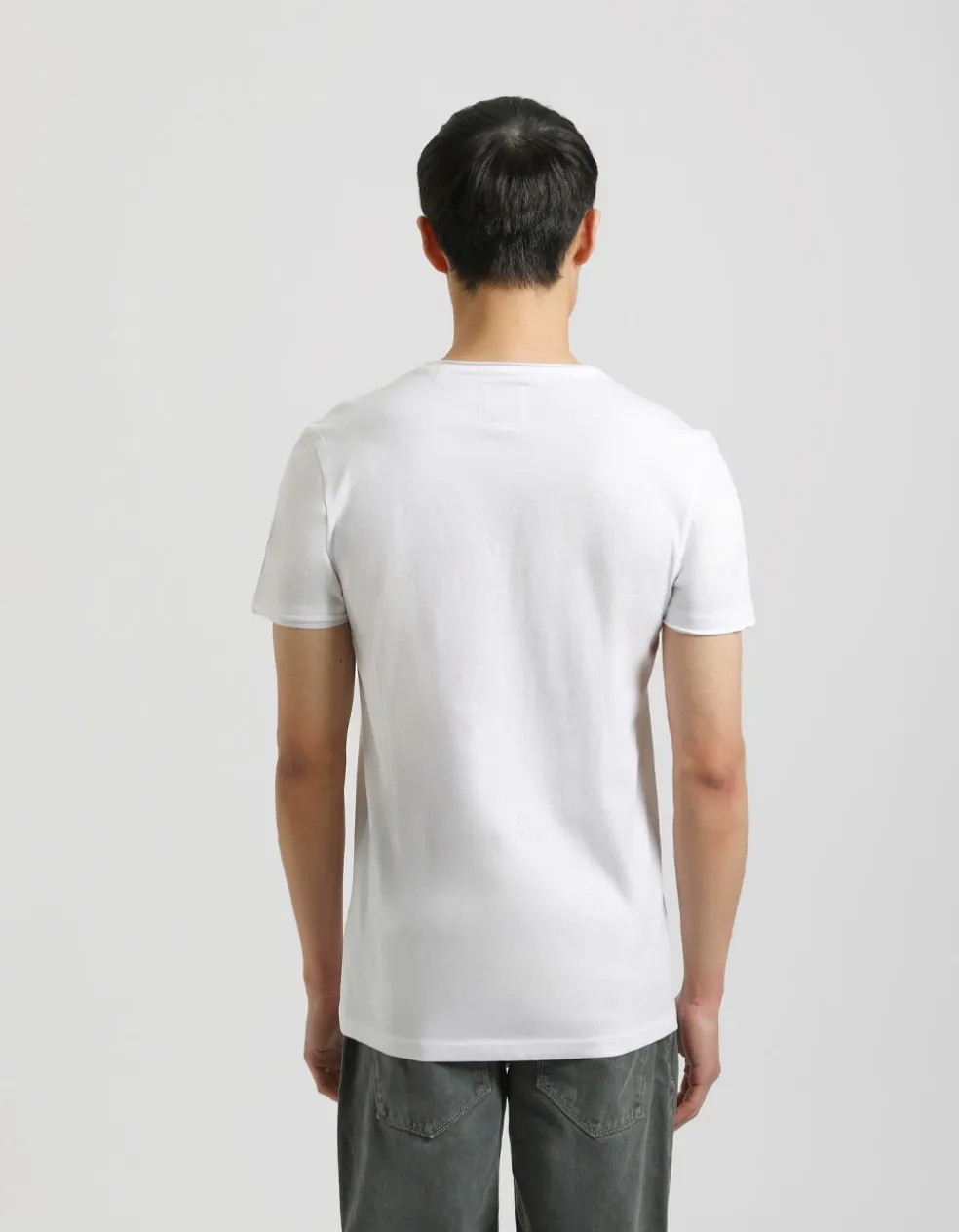 T-shirt con stampa a rilievo