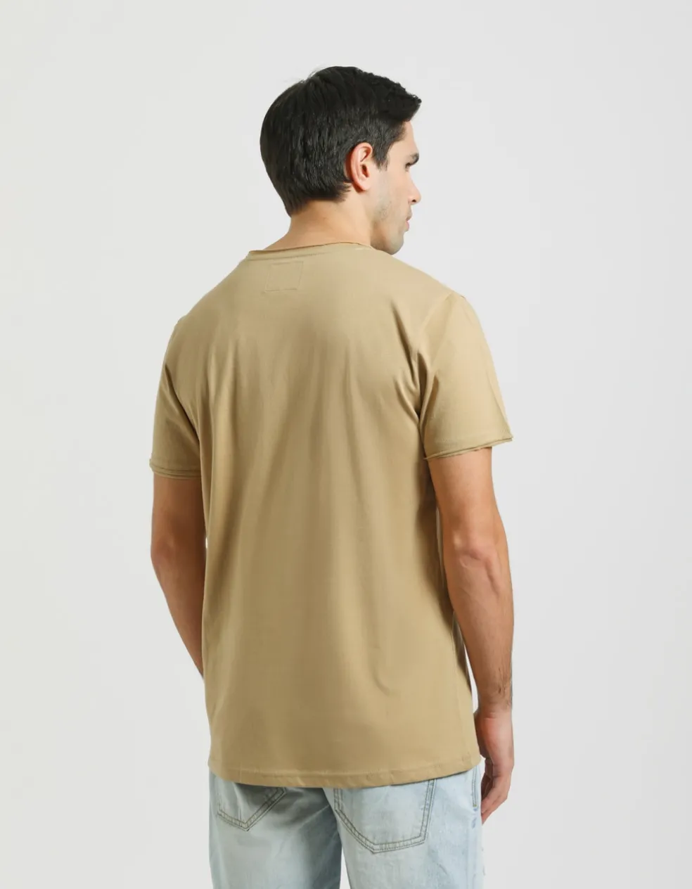 T-shirt con stampa a rilievo