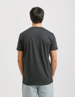 T-shirt con stampa a rilievo
