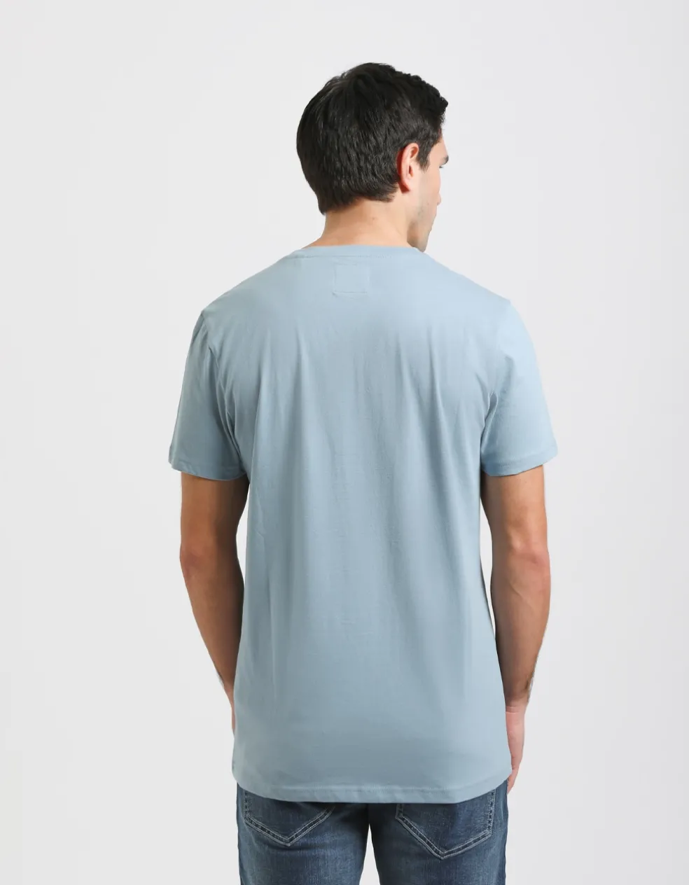 T-shirt con stampa a rilievo