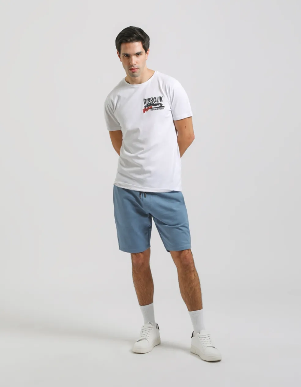 T-shirt con stampa "DIABOLIK"