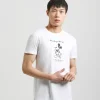 T-shirt con stampa "MICKEY MOUSE"