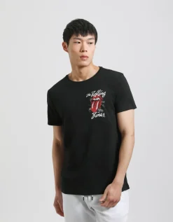 T-shirt con stampa "THE ROLLING STONES"