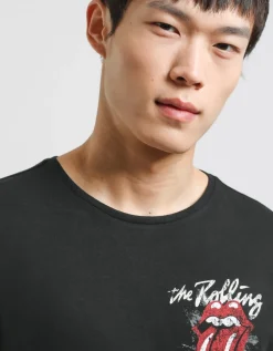 T-shirt con stampa "THE ROLLING STONES"