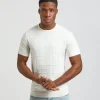 T-shirt in maglia a quadri