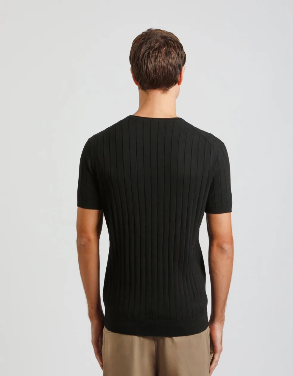 T-shirt in maglia colorblock
