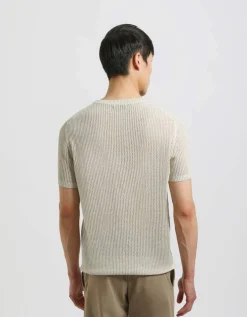 T-shirt in maglia forata