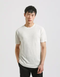 T-shirt misto lino