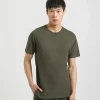 T-shirt misto lino