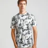 T-shirt misto lino