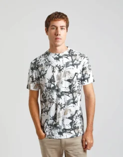 T-shirt misto lino