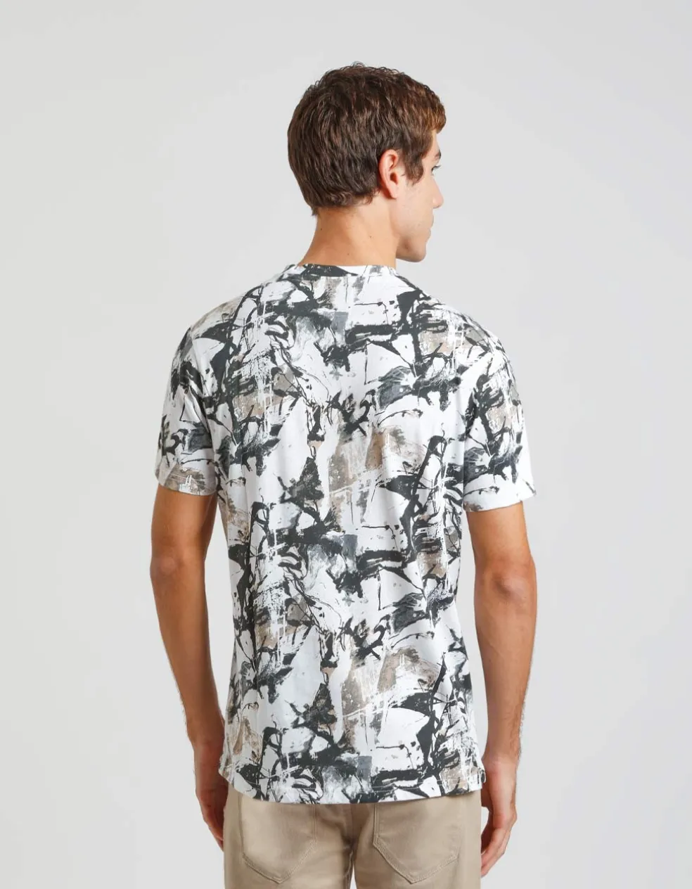 T-shirt misto lino