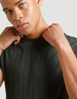 T-shirt viscosa a coste