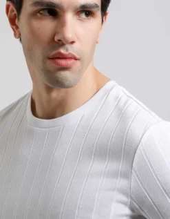 T-shirt viscosa a coste