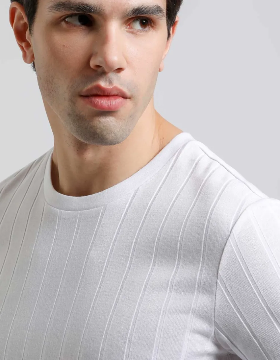 T-shirt viscosa a coste
