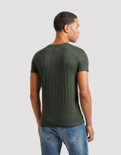 T-shirt viscosa a coste