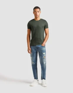 T-shirt viscosa a coste
