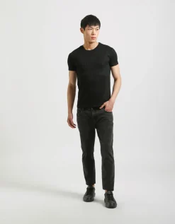 T-shirt viscosa a coste