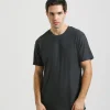 T-shirt viscosa a righe