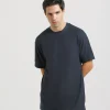 T-shirt viscosa strutturata