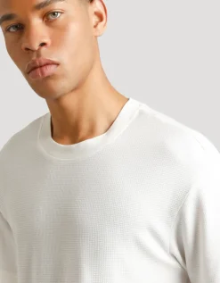 T-shirt viscosa strutturata