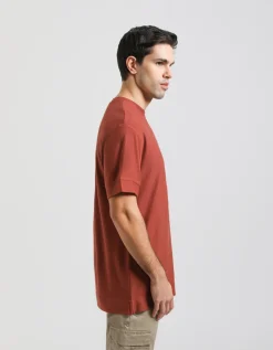 T-shirt viscosa strutturata