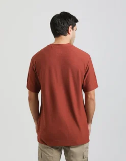 T-shirt viscosa strutturata